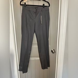 Loft Grey Curvy Straight Pant